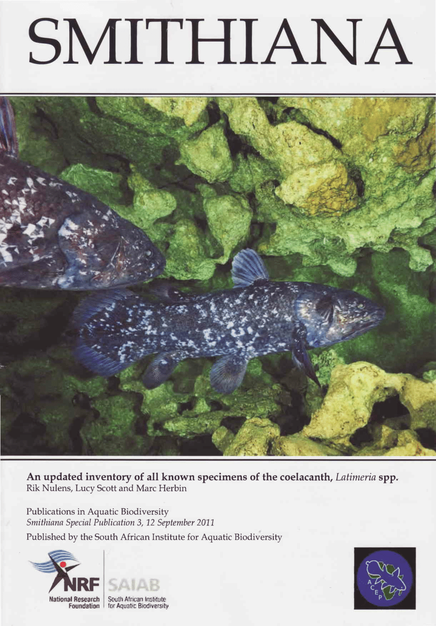 PDF) An updated inventory of all known specimens of the coelacanth  Latimeria spp