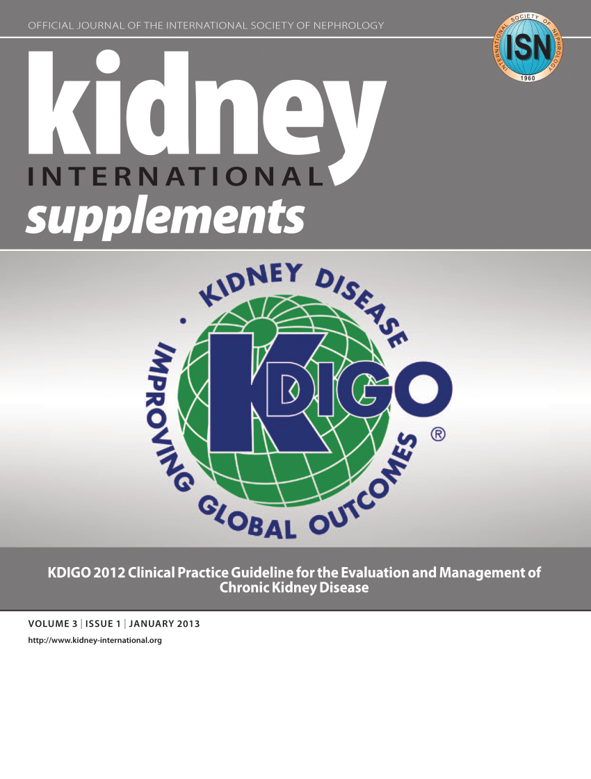 (PDF) Kidney disease Improving global (KDIGO) CKD work group