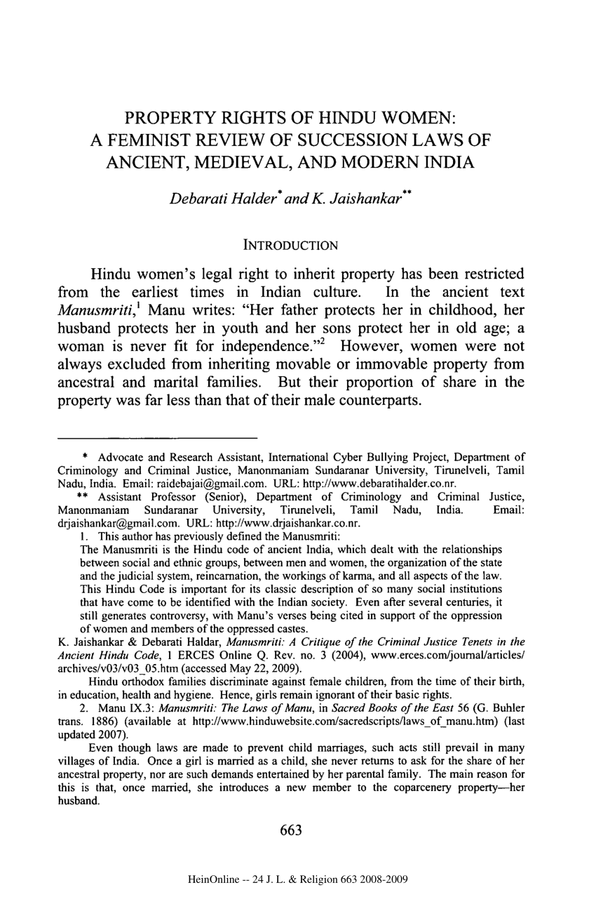 muslim property law in india pdf