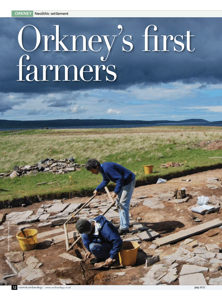 PDF) Orkney's farmers. Early neolithic settlement on