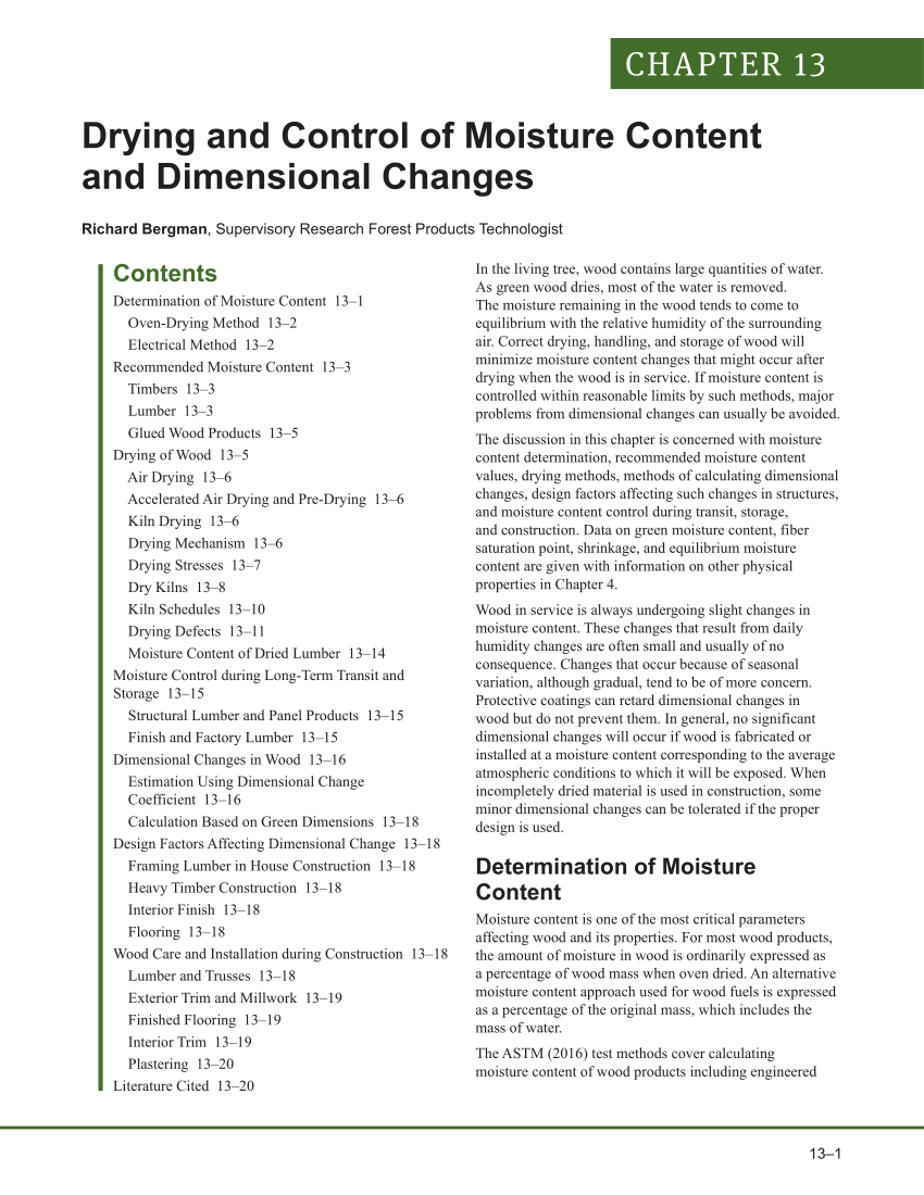 moisture content thesis pdf