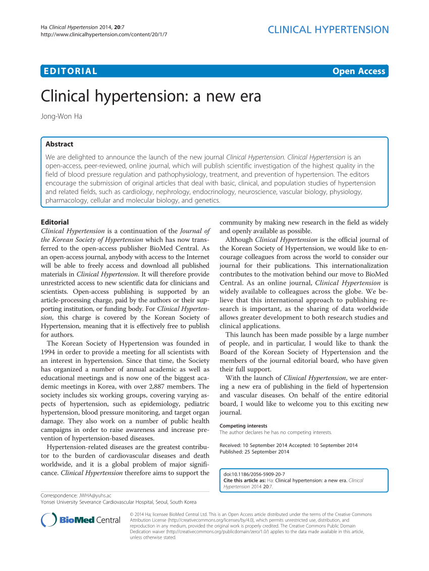 research articles on hypertension pdf