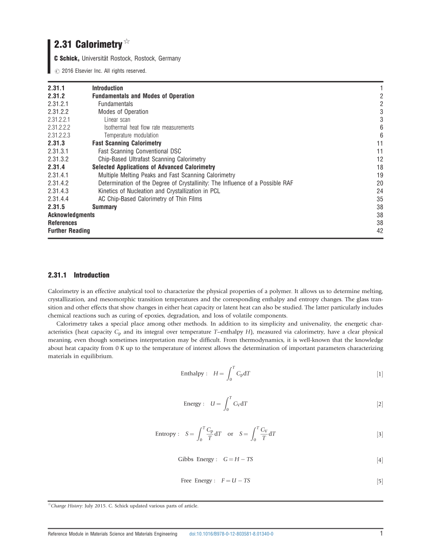 PDF) Calorimetry