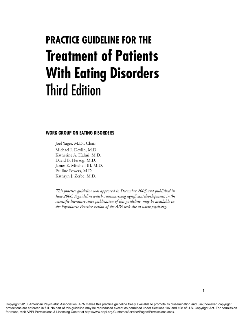 occupational therapy and eating disorders a care case study
