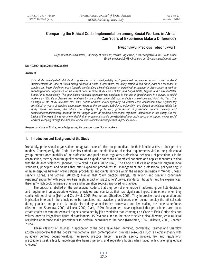 pdf-comparing-the-ethical-code-implementation-among-social-workers-in