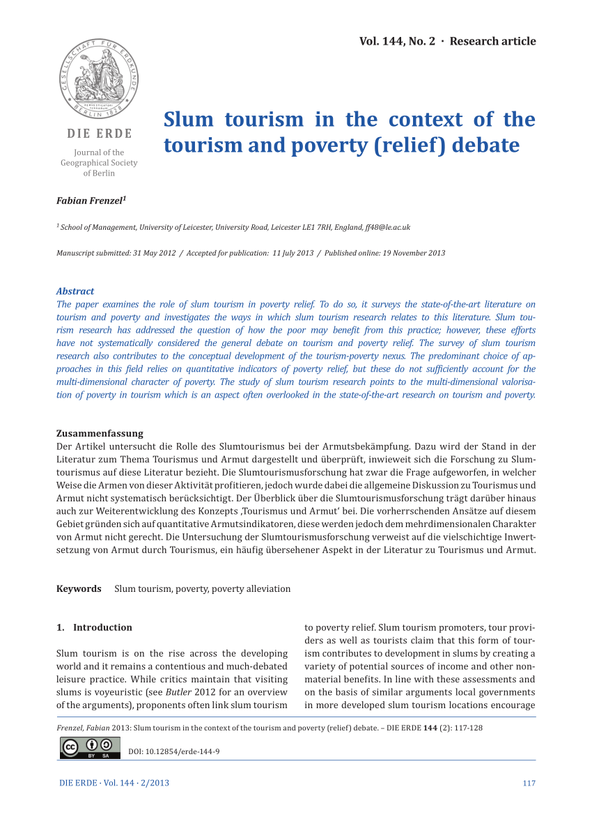 poverty tourism case study