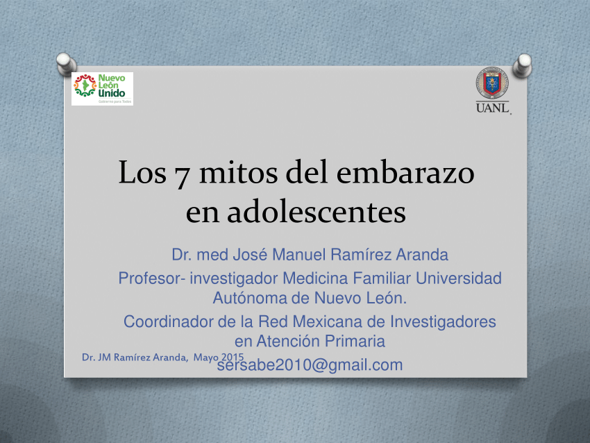 Pdf Los 7 Mitos Del Embarazo En Adolescentes 6455