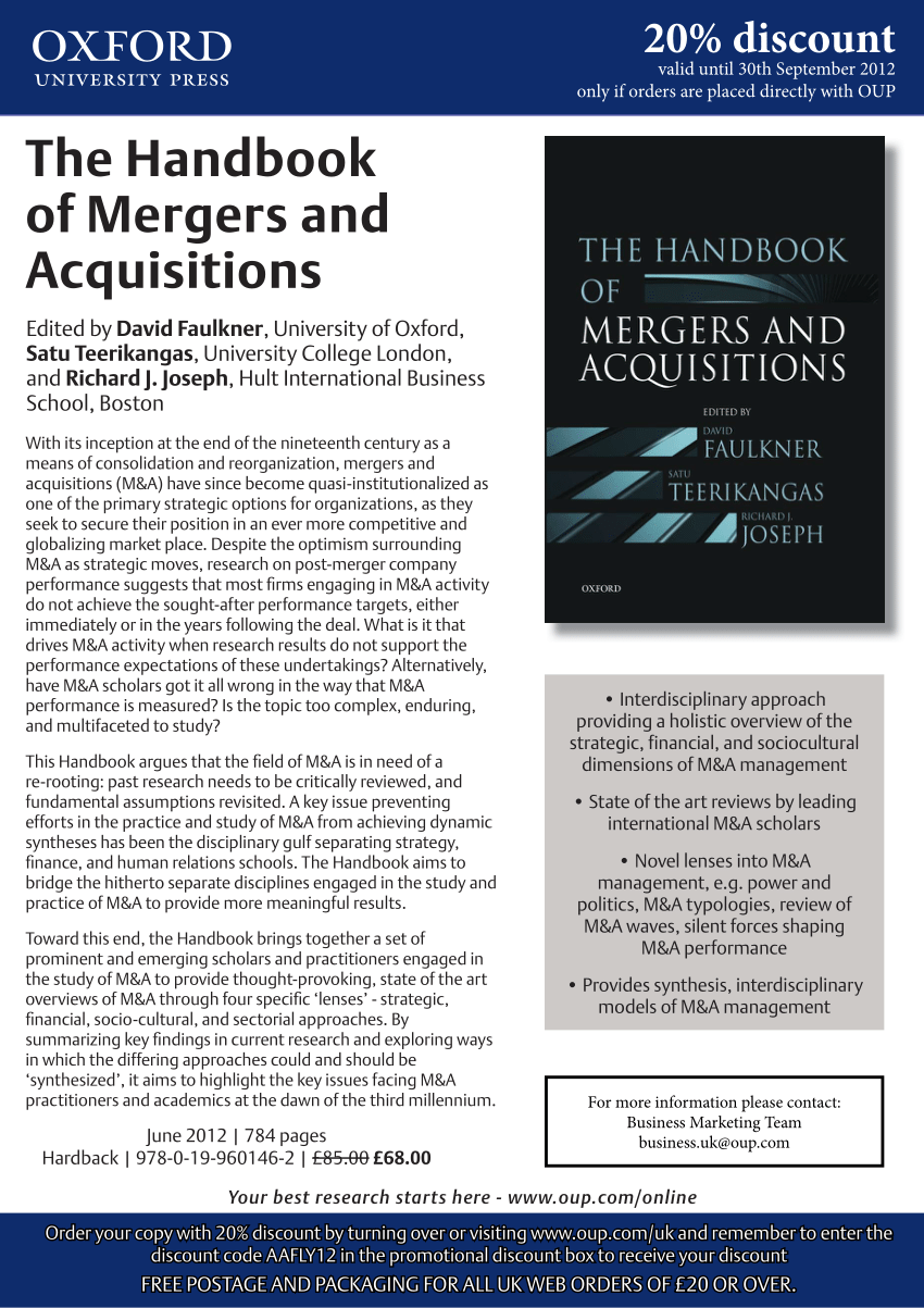 mergers and acquisitions research topics
