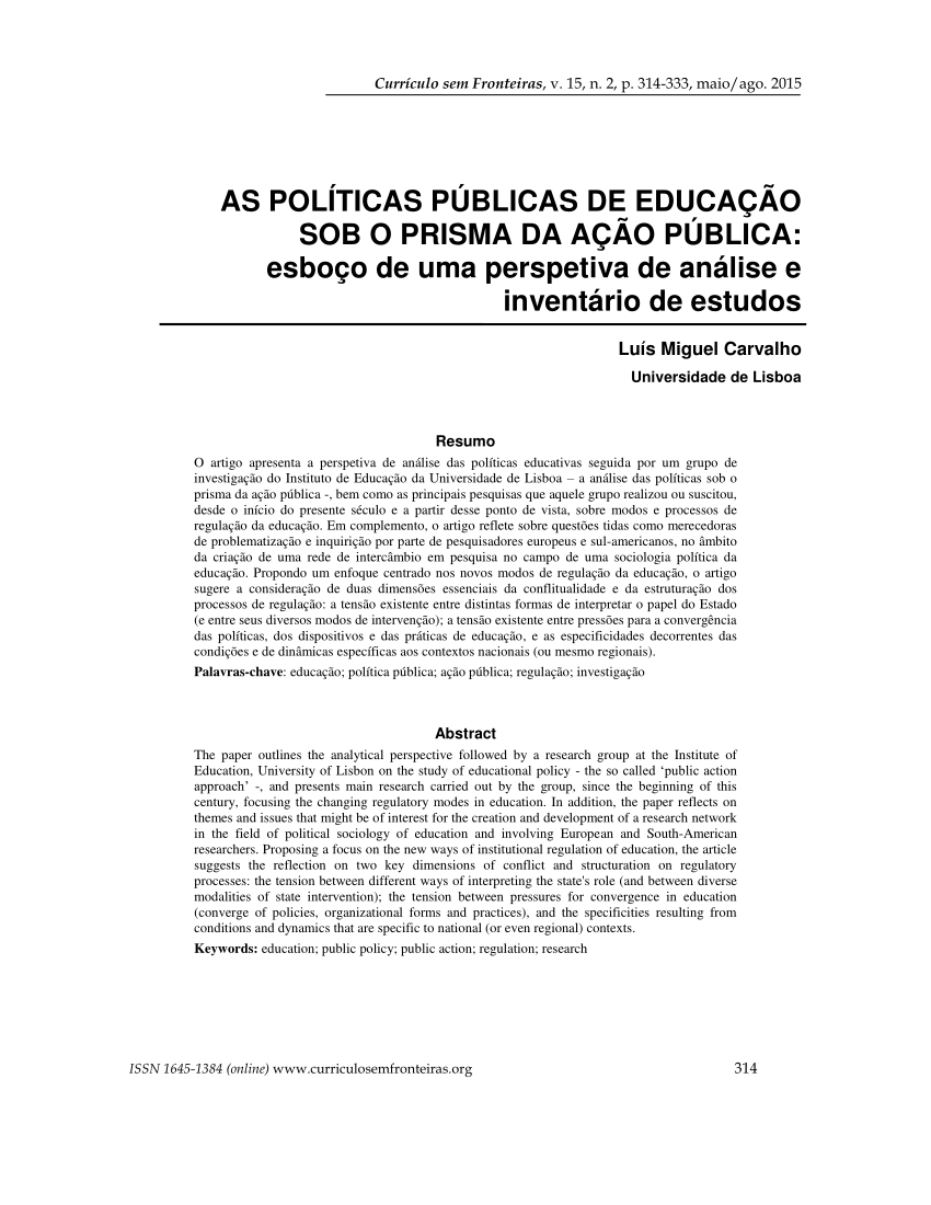 EDUCAÇÃO ESPECIAL EM AÇÃO: 2015