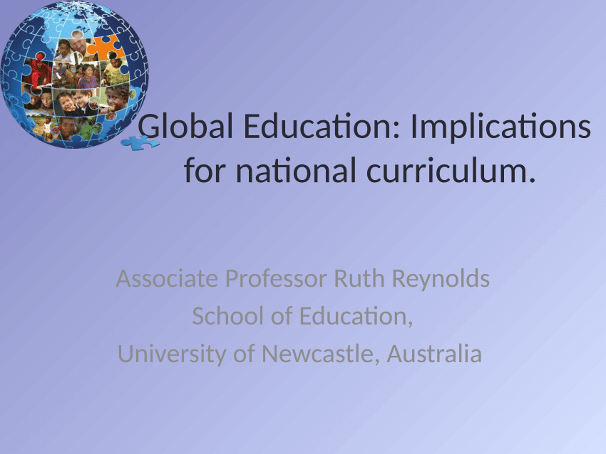 integrating curriculum a case study of teaching global education
