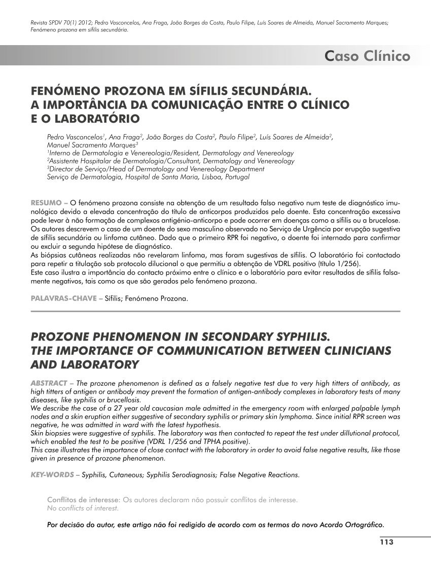 Pedro DE VASCONCELOS, Dermatopathologist, Hospital de Santa Maria, Lisbon, Department of Dermatology