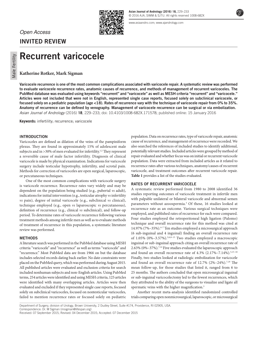 Varicocele - South West Andrology