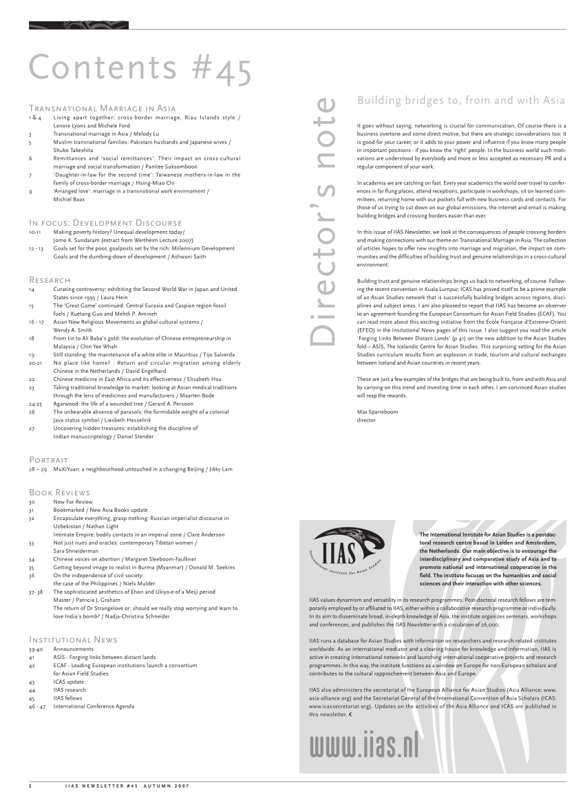 Pdf Transnational Marriage In Asia