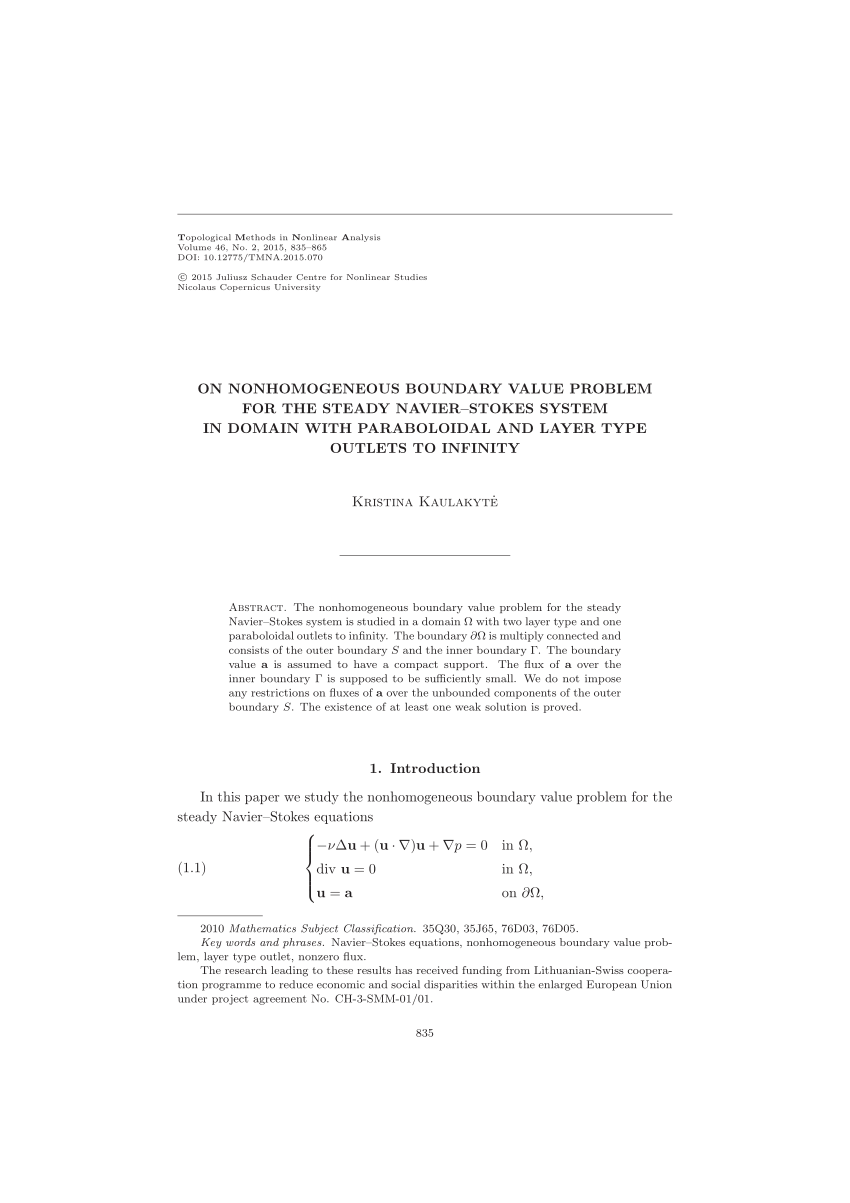 The Leray Problem And The Yudovich Hypothesis - 