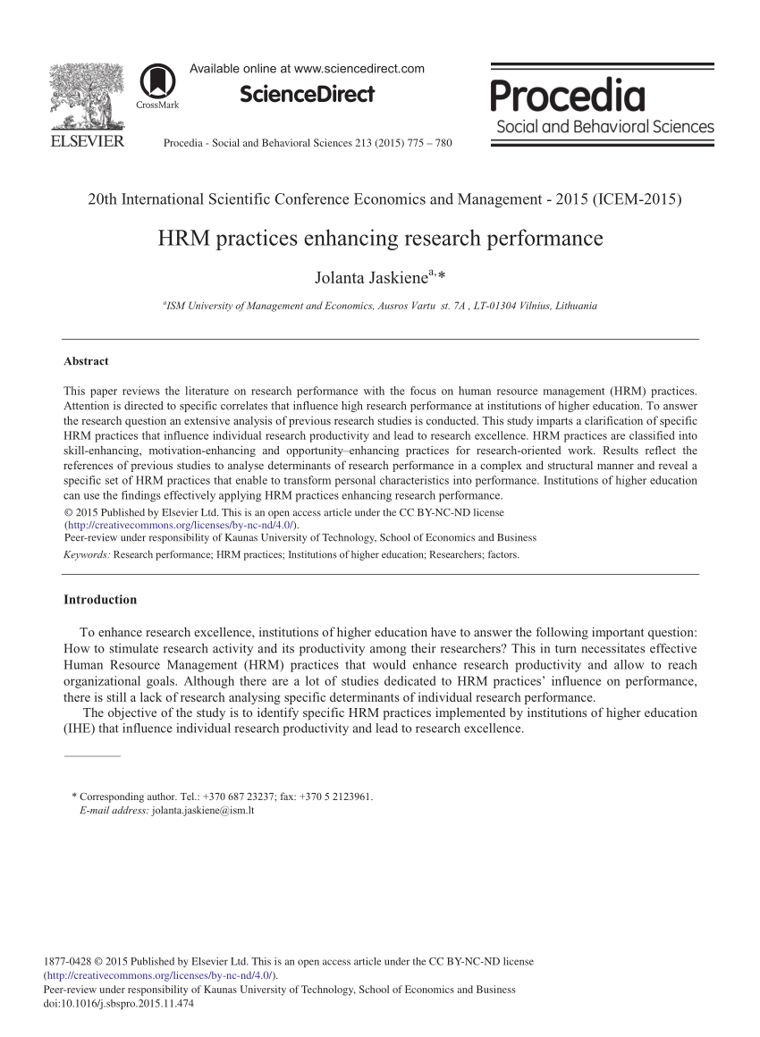 hrm research paper pdf