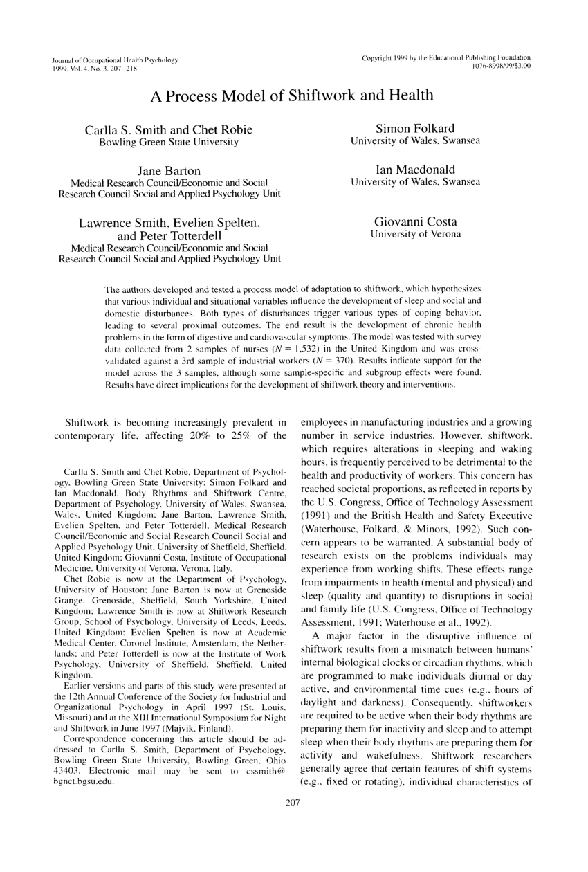 pdf-a-process-model-of-shift-work-and-health