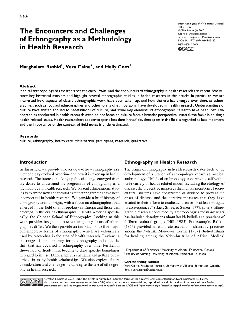 ethnography medical education research