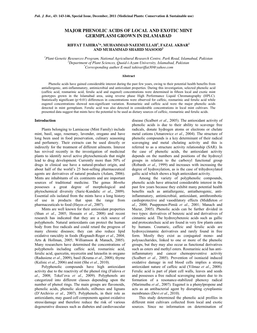 Pdf Genetic Divergence In Taramira Eruca Sativa L Germplasm Based On Quantitative And Qualitative Characters