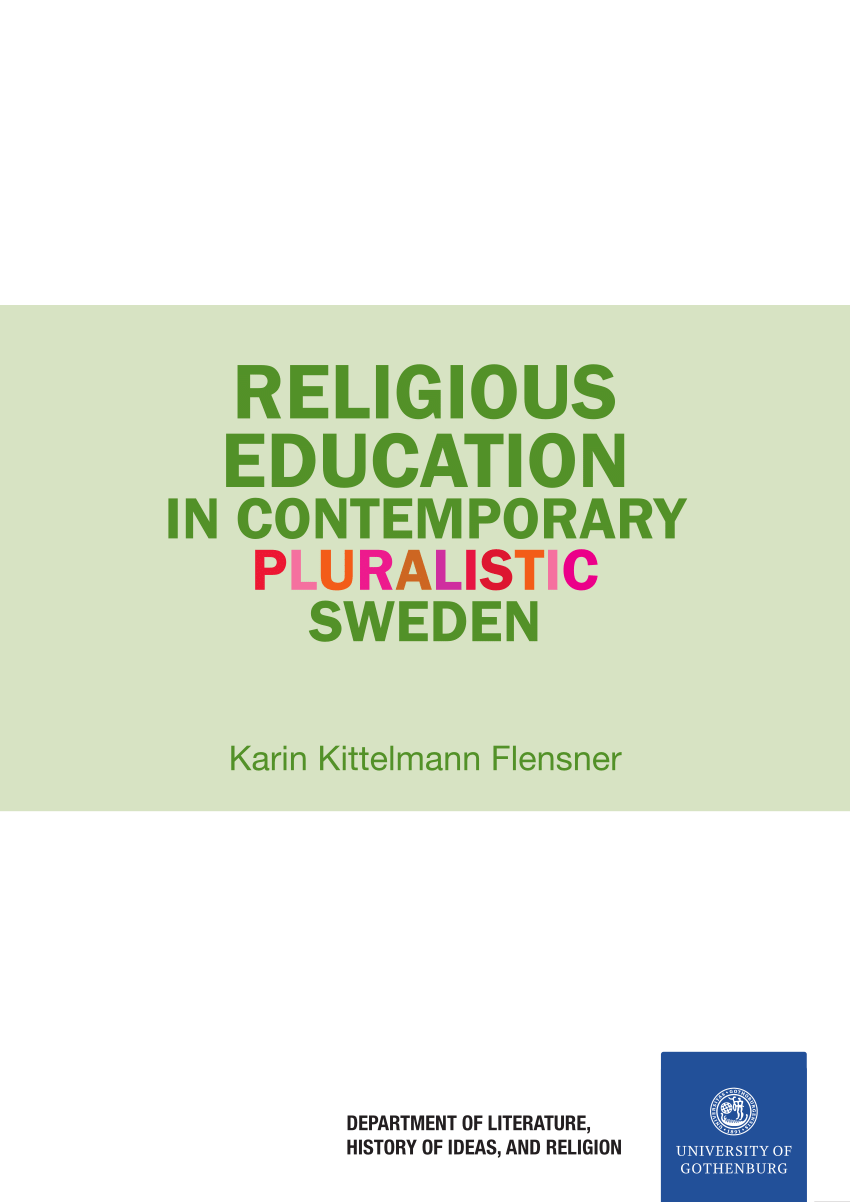 Pdf Religious Education In Contemporary Pluralistic Sweden