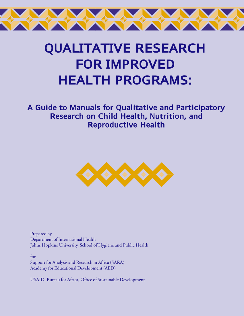 qualitative research on health