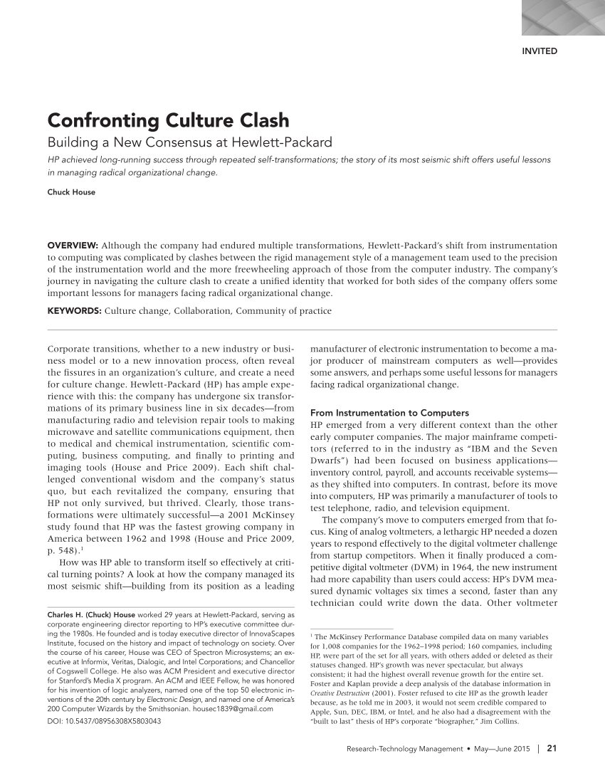 culture clash college essay