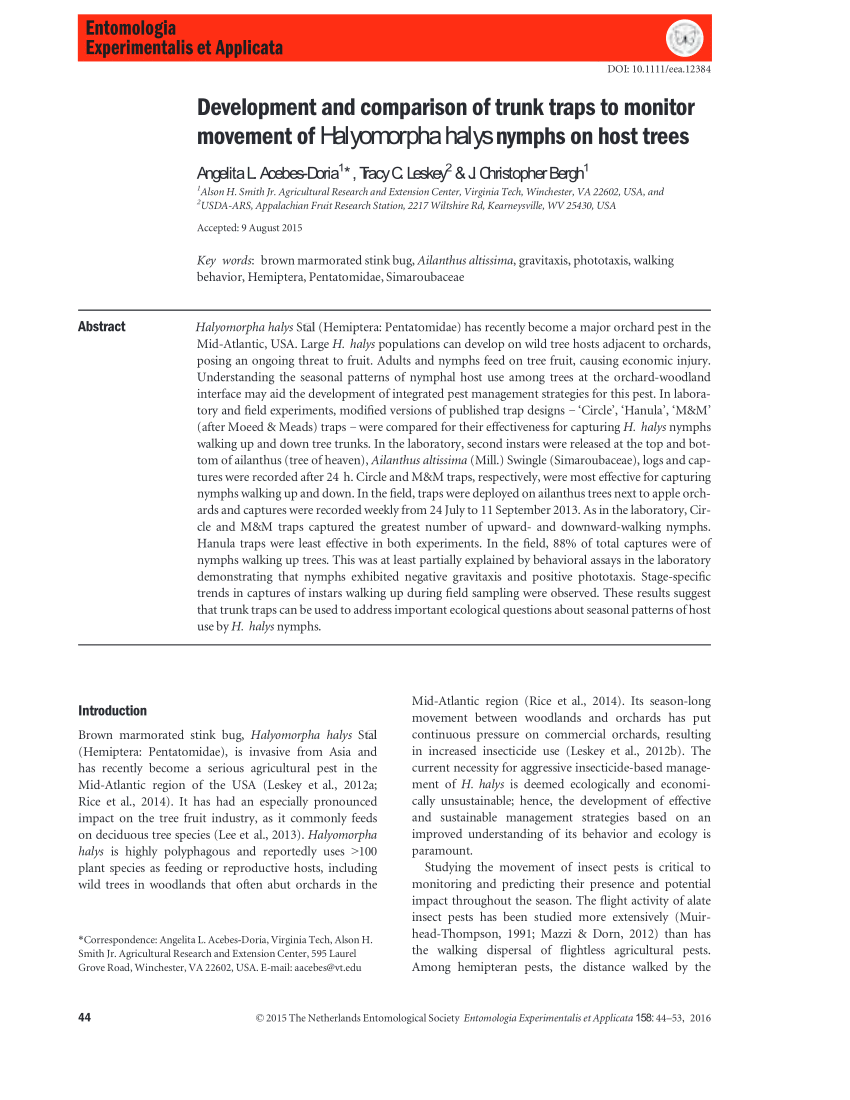 Sampling Forest Canopy Arthropod Biodiversity With Three Novel - sampling forest canopy arthropod biodiversity with three novel m!   inimal cost trap designs request pdf