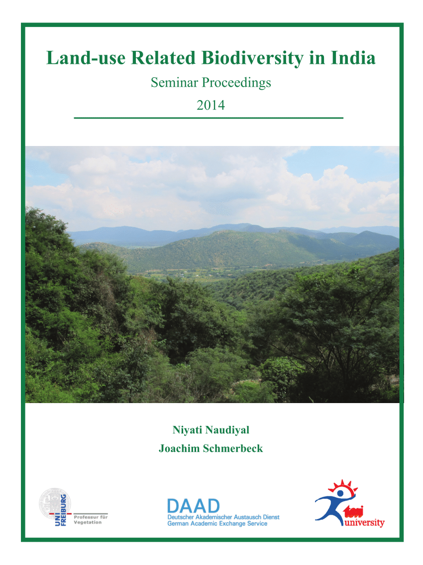 (PDF) Land-use Related Biodiversity in India: Seminar Proceedings 2014