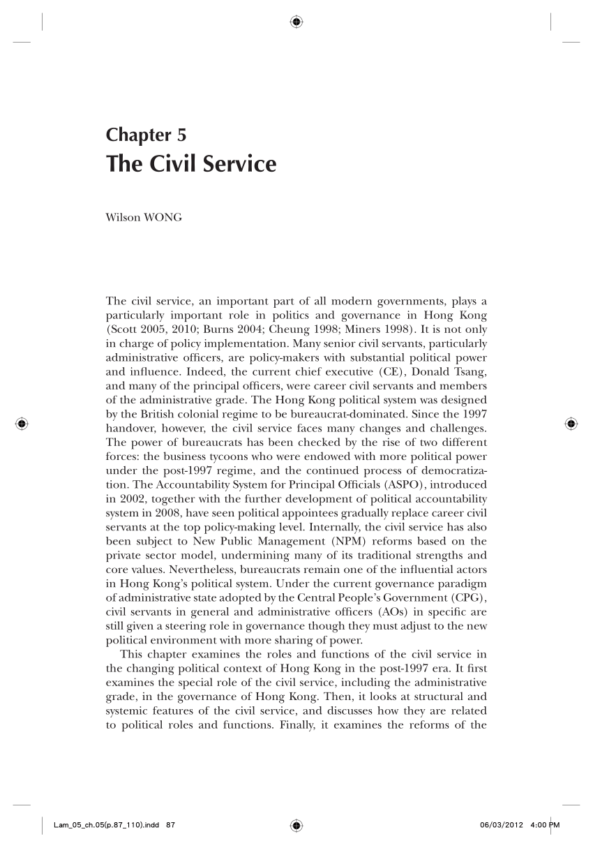 civil service essay book