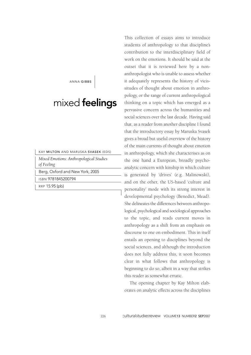 (PDF) Mixed Feelings