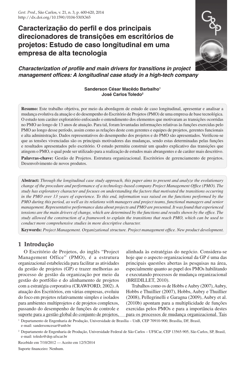 longitudinal case study project management