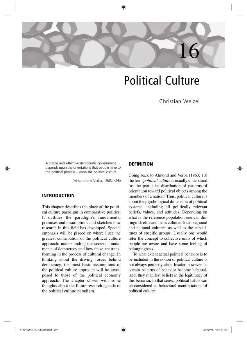 research papers on political culture