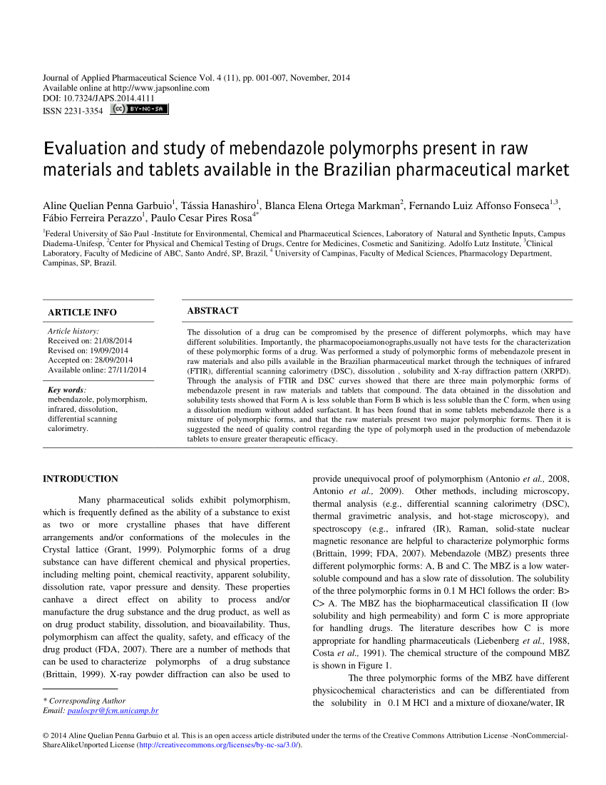 mebendazole genéricos