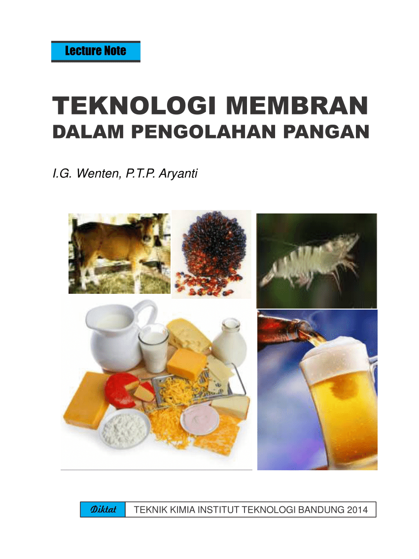 Pdf Teknologi Membran Dalam Pengolahan Pangan