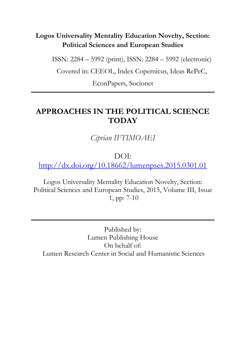case study in political science pdf