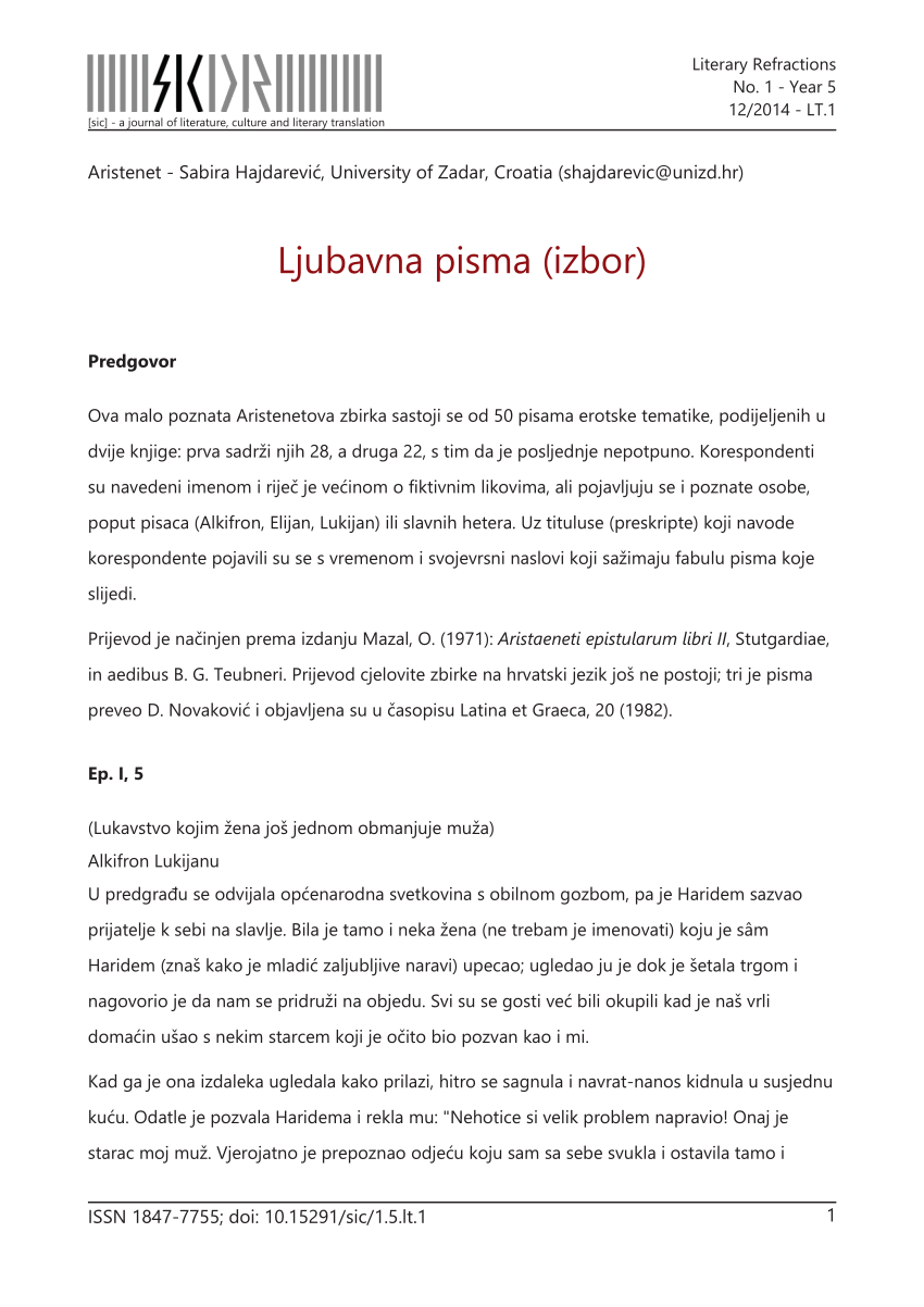 Hrvatskom na ljubavne pdf knjige Dobar site