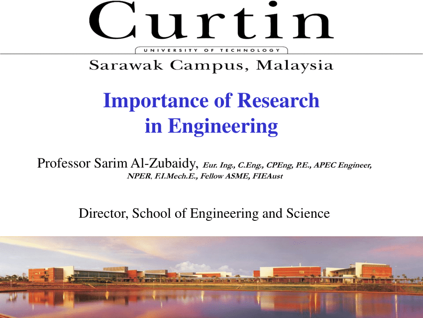 (PDF) Importance of Research in Engineering