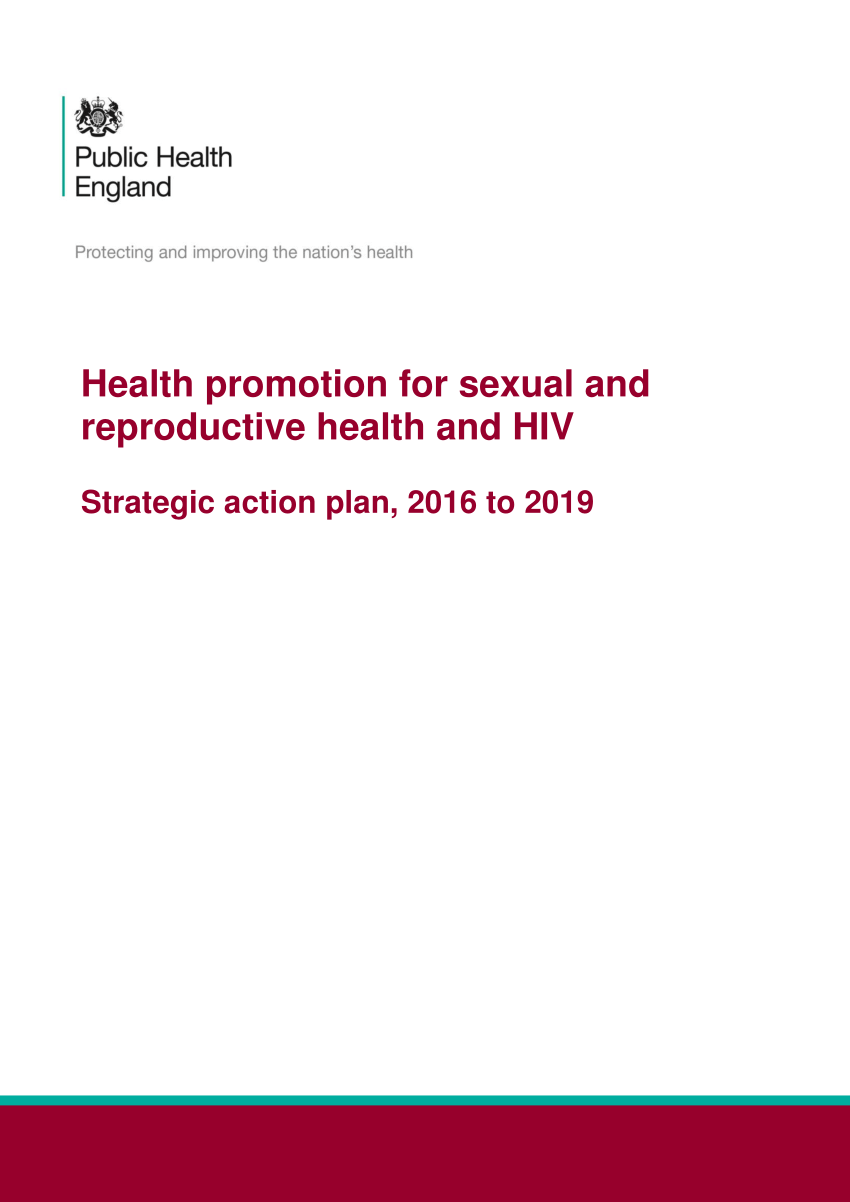 PDF Health promotion for sexual and reproductive health and HIV