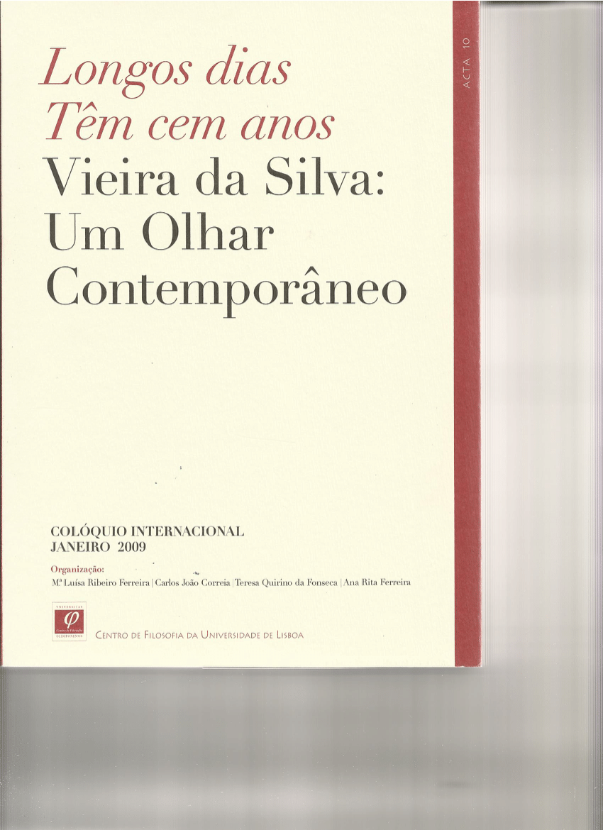 (PDF) Vieira da Silva Longos dias têm cem anos