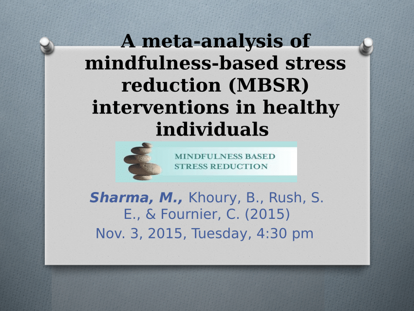 thesis on mindfulness based stress reduction