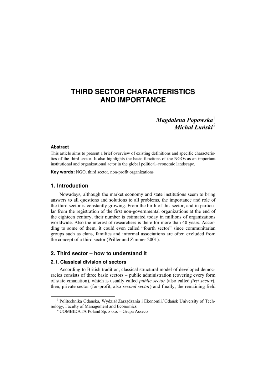 NGO typological matrix Source : M. Yaziji, J. Doh, NGOs and