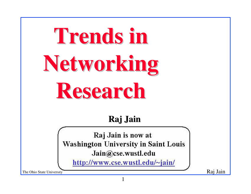 research articles networking