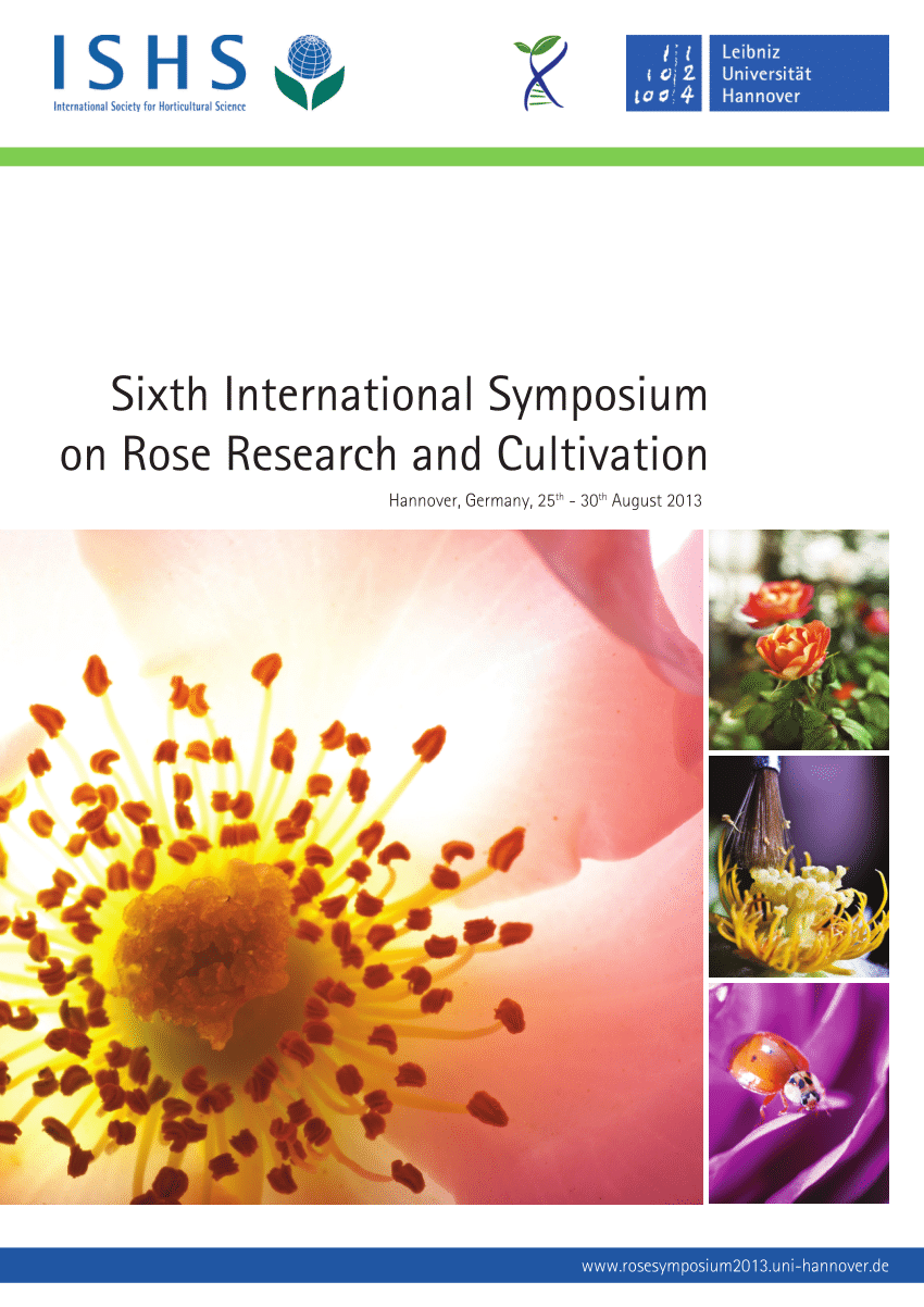 Pdf The Recent Status Of Rose Research And Production In Iran
