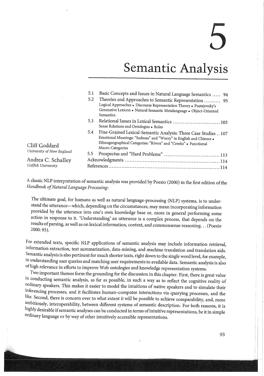 research paper topics in semantics