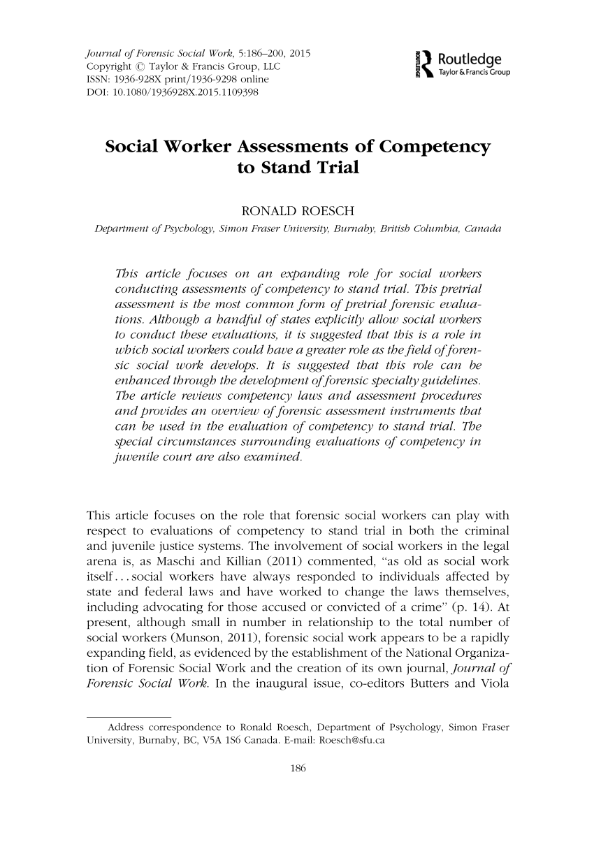 contract form worker Worker to Competency Stand Trial of Social Assessments (PDF)