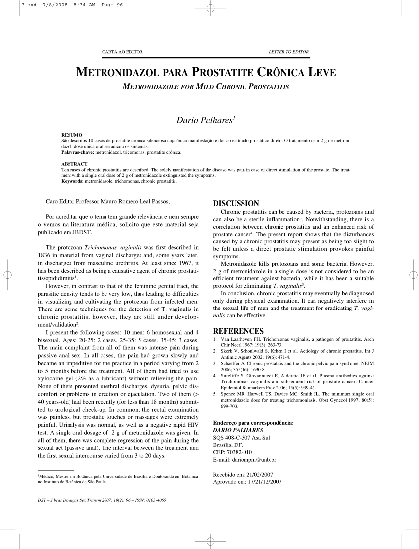 prostatitis cronica pdf 2022