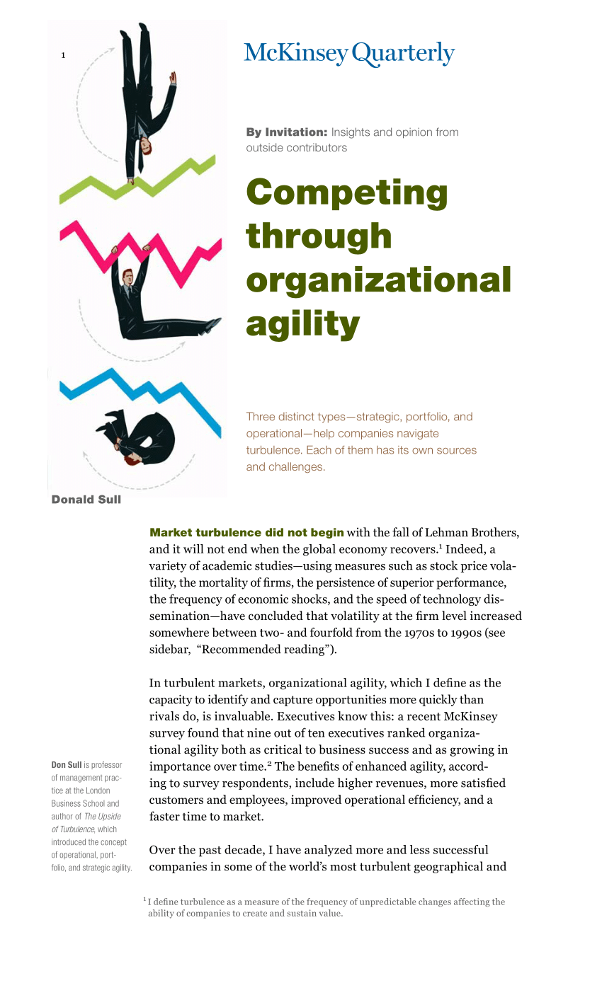 organizational agility literature review