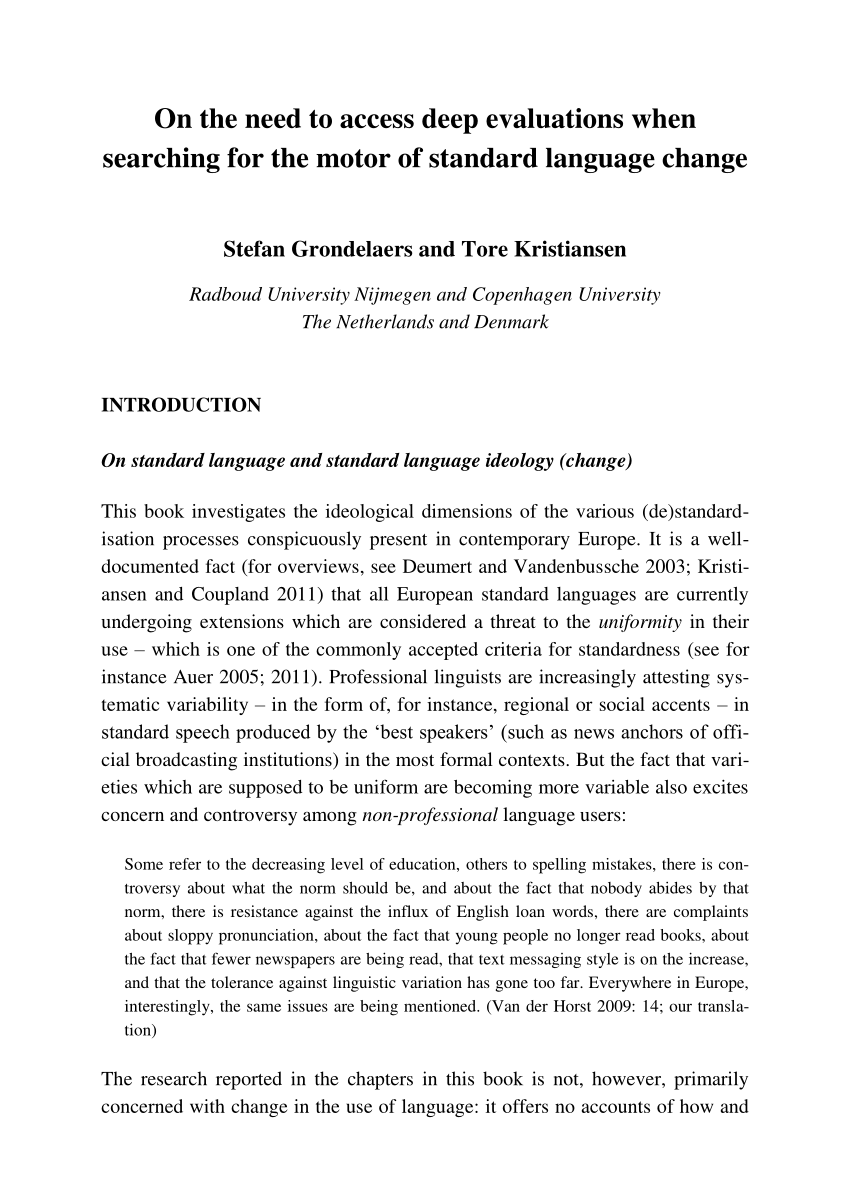 thesis on language change pdf