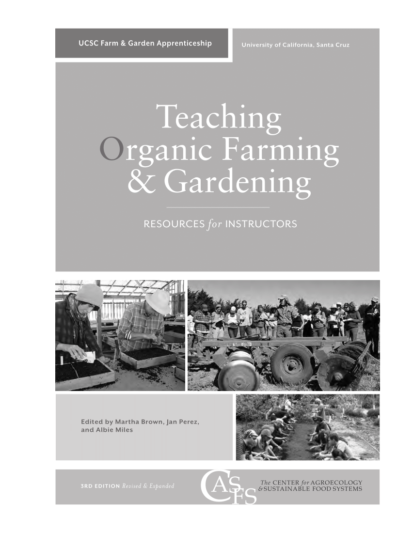 Pdf Miles A Brown M 2015 Teaching Organic Farming