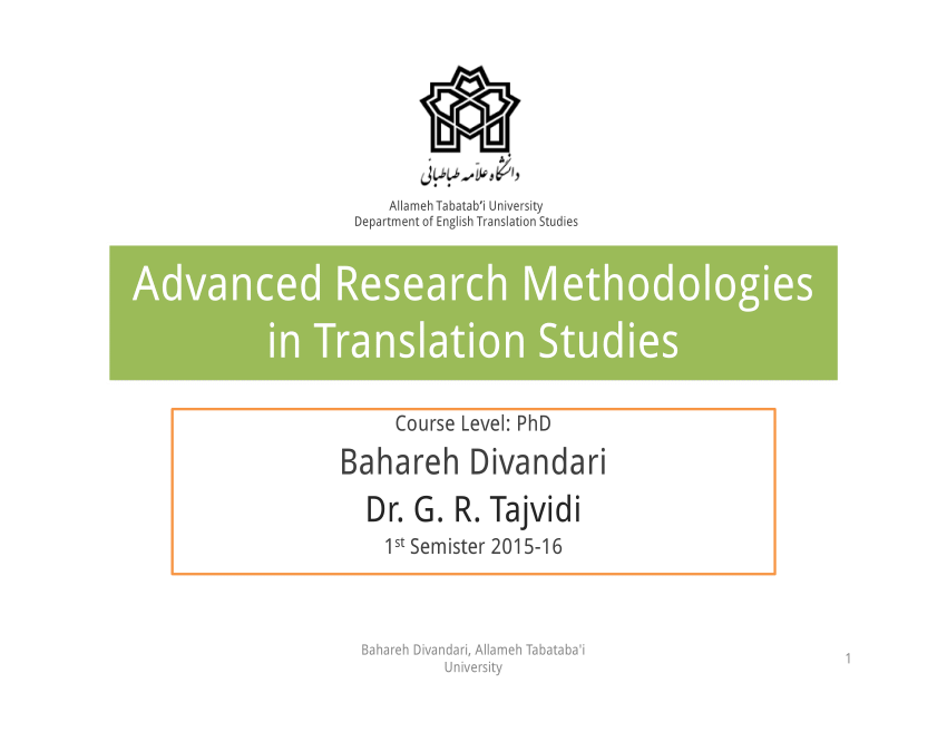 research papers on translation studies