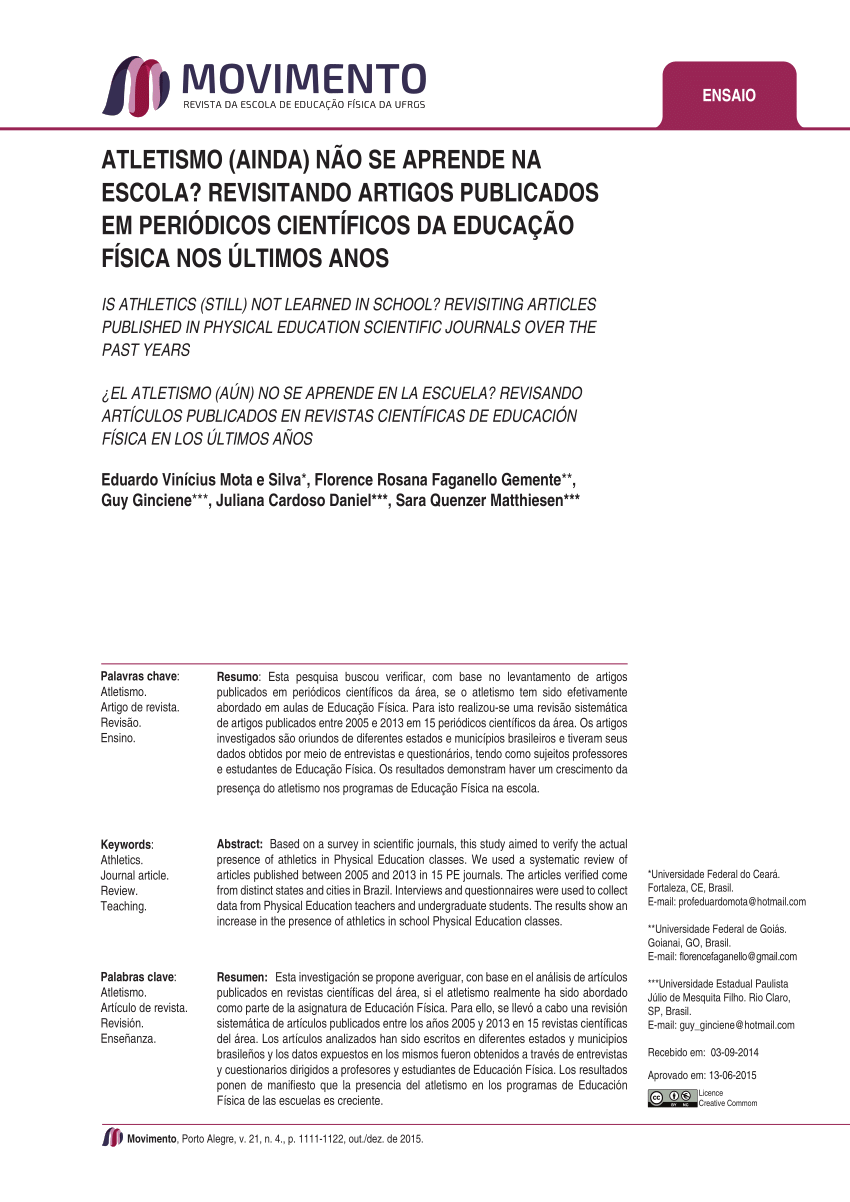 6° Ano Ed. Fís. 1, PDF, Atletismo (esporte)